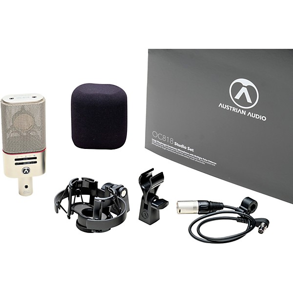 OC818 Multi pattern Large diaphragm Condenser Microphone Studio Set
