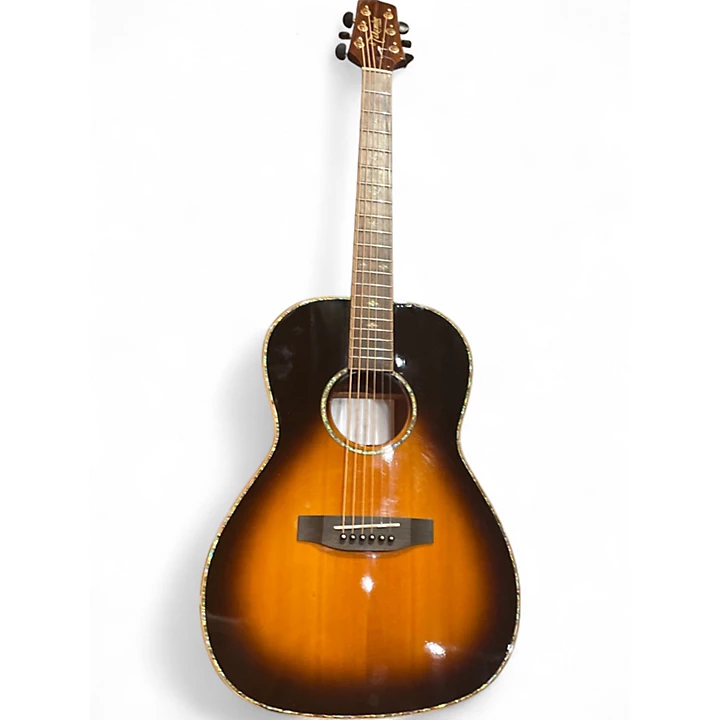 Used Takamine G406S New Yorker 2 Color Sunburst Acoustic Guitar