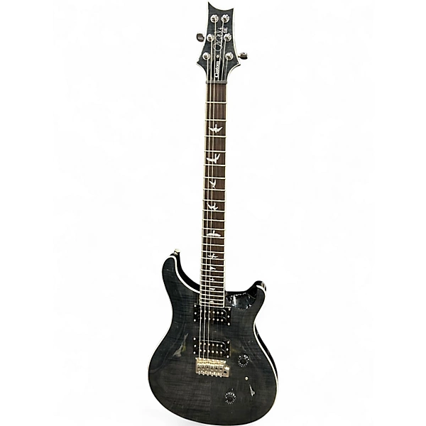 Used PRS SE Custom 24 Trans Gray Solid Body Electric Guitar