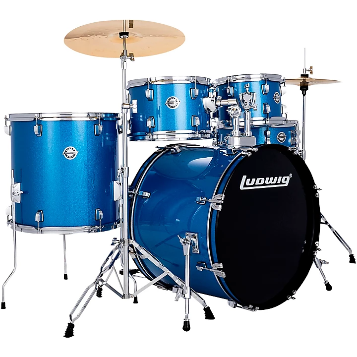 Ludwig Accent 5 Piece Drum Kit With 22\