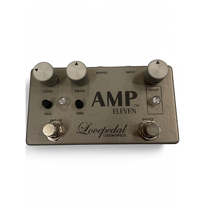 Used Lovepedal Amp Eleven Overdrive Boost Effect Pedal