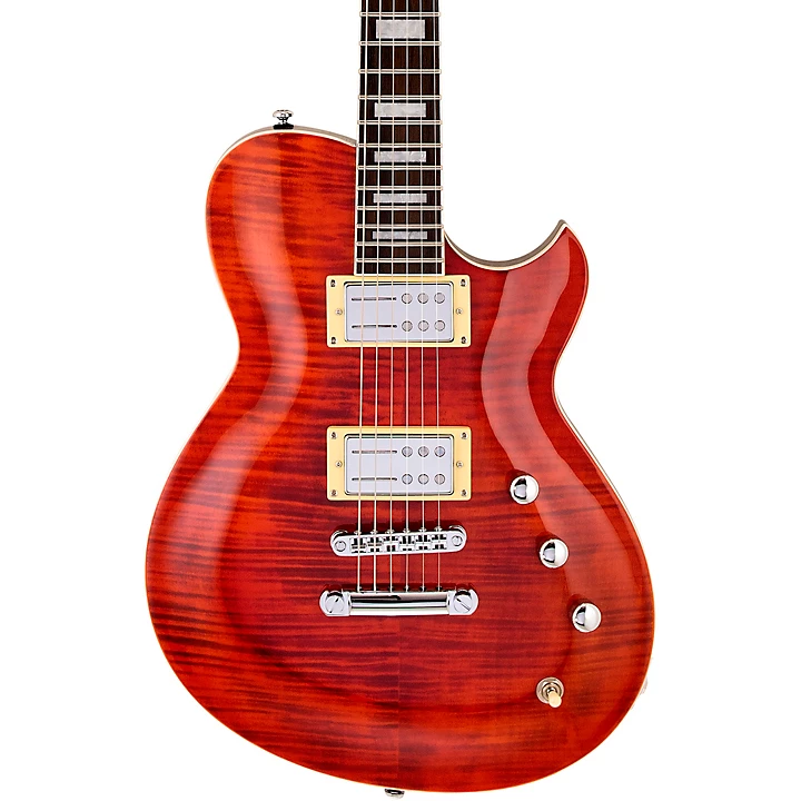 Roundhouse RA Electric Guitar Wine Red