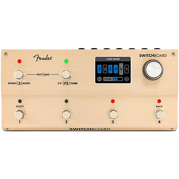 Switchboard Effects Operator Loop Switcher Pedal Champagne
