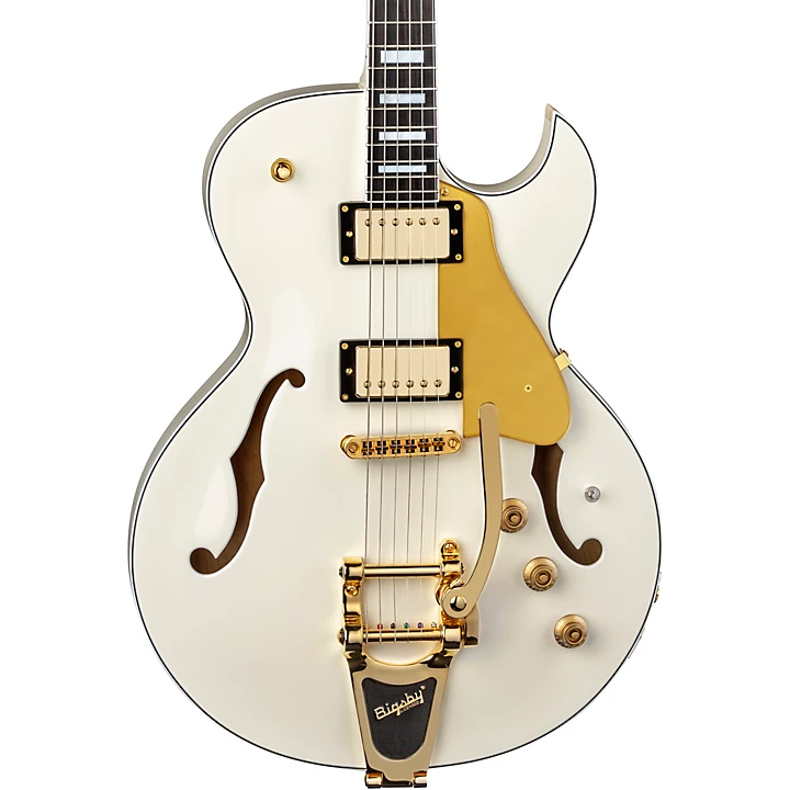 Dean Colt Semi Hollowbody Guitar With Bigsby Piezo Level 2 Vintage White