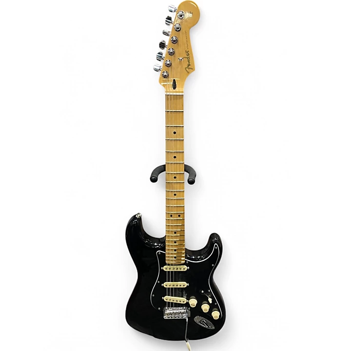 Used Fender Player Stratocaster Black Solid Body Electric Guitar