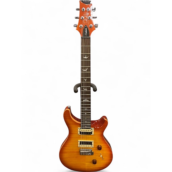 Used PRS SE Custom 24 2 Tone Sunburst Solid Body Electric Guitar