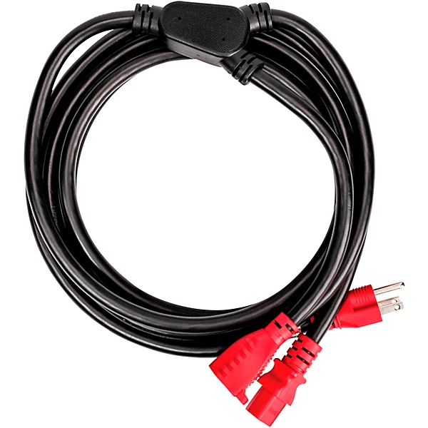 IEC to NEMA Plug Power Cable 10 FT 10 ft Red Black