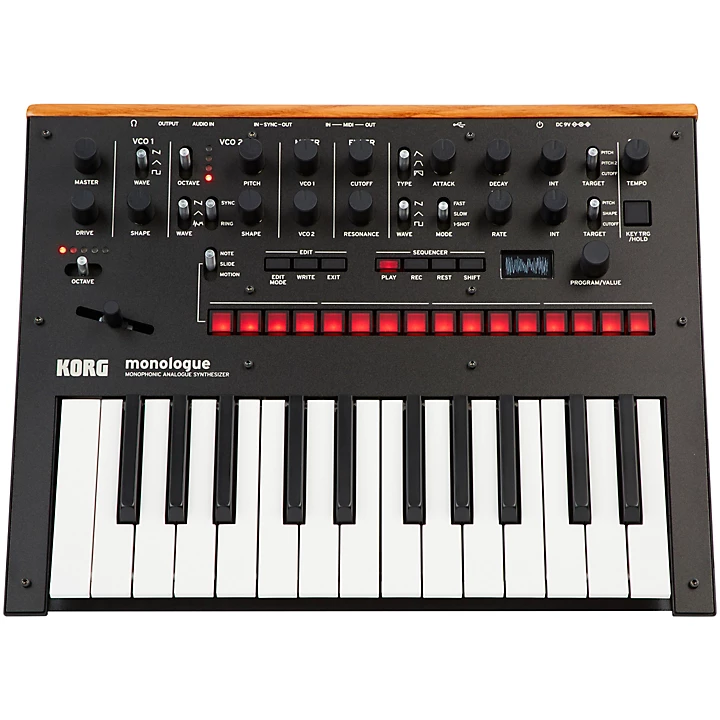 monologue Monophonic Analog Synthesizer Black