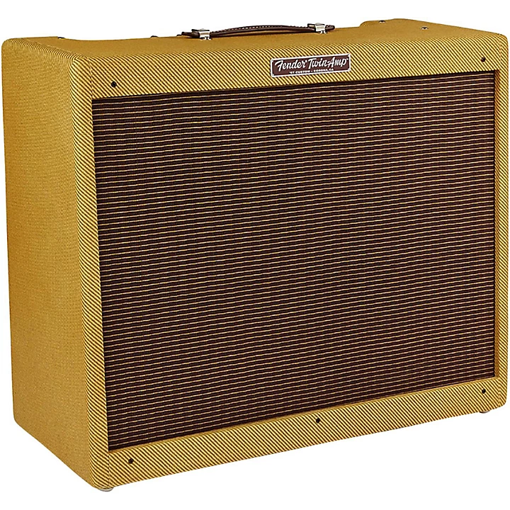 Fender 57 Custom Twin 40W 2x12 Tube Guitar Amp Level 2 Lacquered Tweed