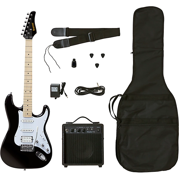 Focus Electric Guitar Starter Pack Ebony