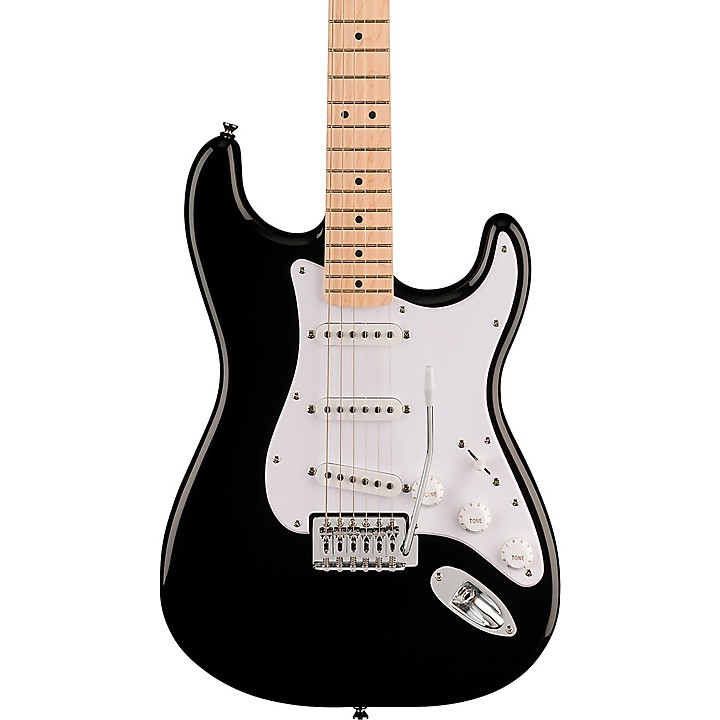Squier Sonic Stratocaster Maple Fingerboard Electric Guitar Black