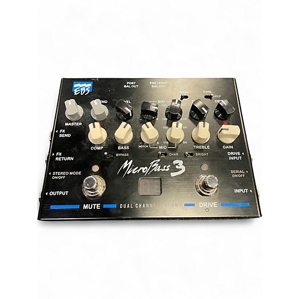 Used EBS MICRO BASS 3 Bass Effect Pedal