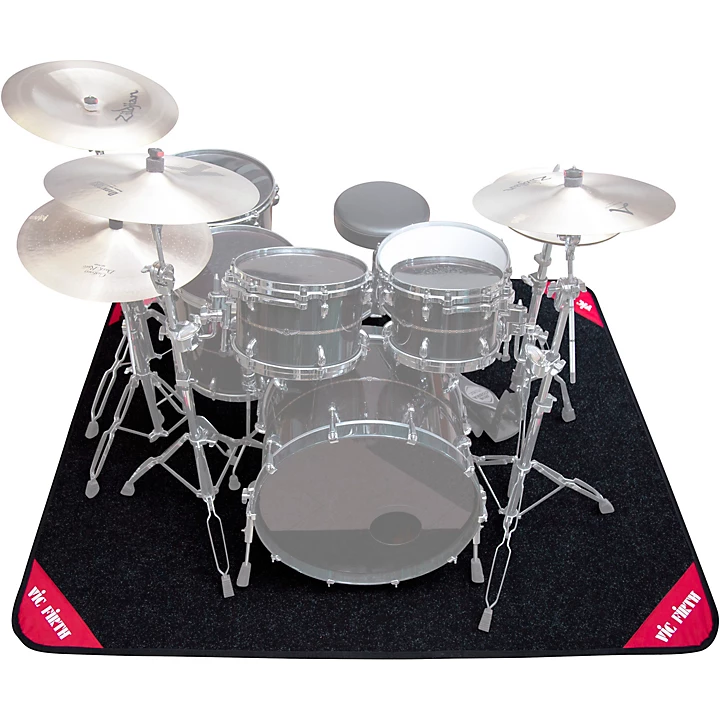 Deluxe Drum Rug Gray