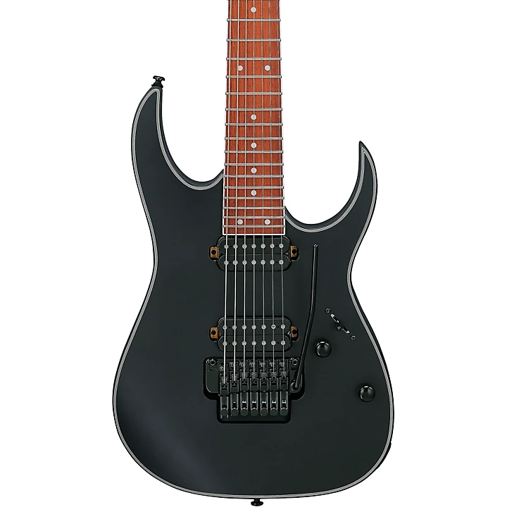Ibanez RG7420 Standard 7 String Electric Guitar Black Flat