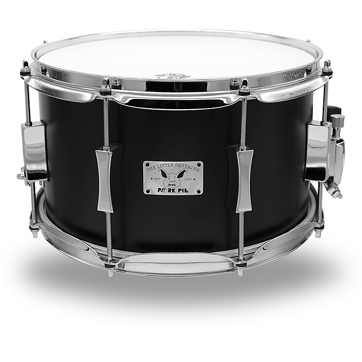 Little Squealer Flat Black Snare Drum