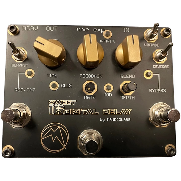 Used Manecolabs SWEET SIXTEEN DIGITAL DELAY Effect Pedal