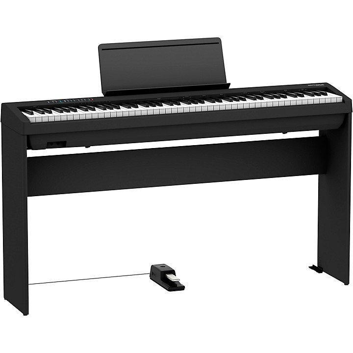 FP 30X Digital Piano With Matching Stand and DP 10 Damper Pedal Black