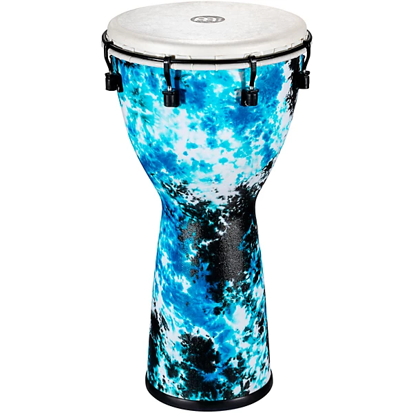 Alpine Series Synthetic Djembe 10 in Galactic Blue Tie Dye
