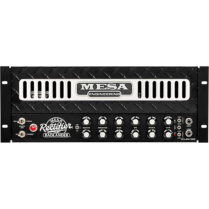 Badlander 100 Rackmount Guitar Tube Head Black