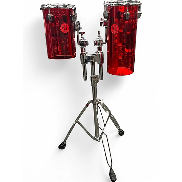 Rl Drums Used Rl Drums 6in Octabon Set Red Drum.gc