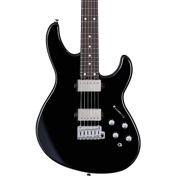 Eurus GS 1 Custom Black Electronic Guitar With SY Synth Engine Black