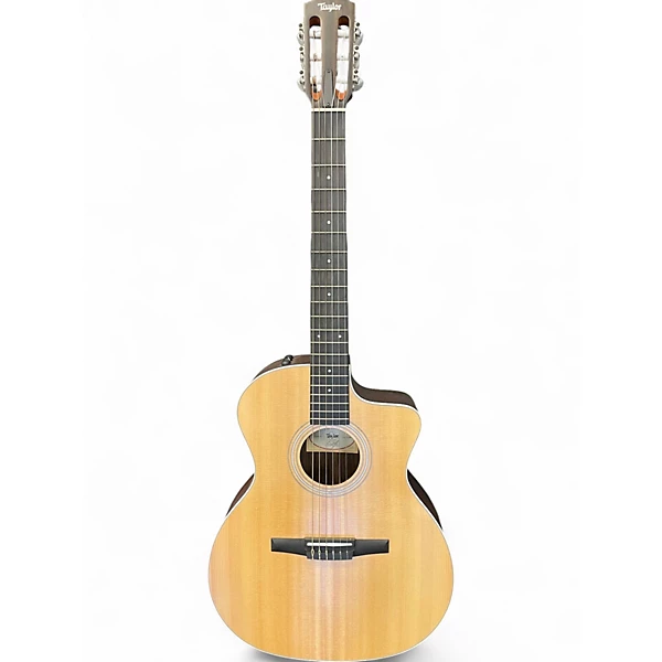 Taylor Used Taylor 214CEN Natural Classical Acoustic Electric Guitar