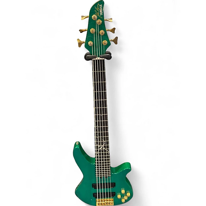 Yamaha Used Yamaha rbx6jm Emerald Green Electric Bass Guitar.gc