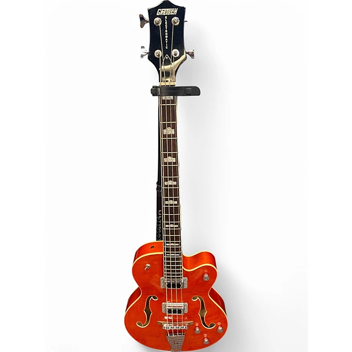 Used Gretsch Guitars G5440B Orange Electric Bass Guitar