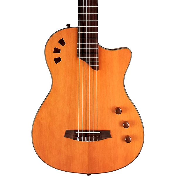 Stage Traditional CD Nylon String Electric Guitar Natural