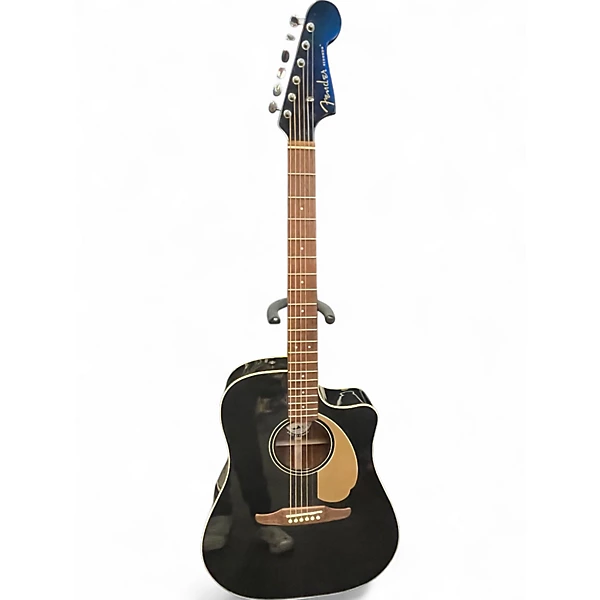 Used Fender Redondo Black Acoustic Electric Guitar