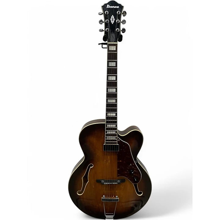 Ibanez Used Ibanez AF71F Tobacco Burst Hollow Body Electric Guitar.gc