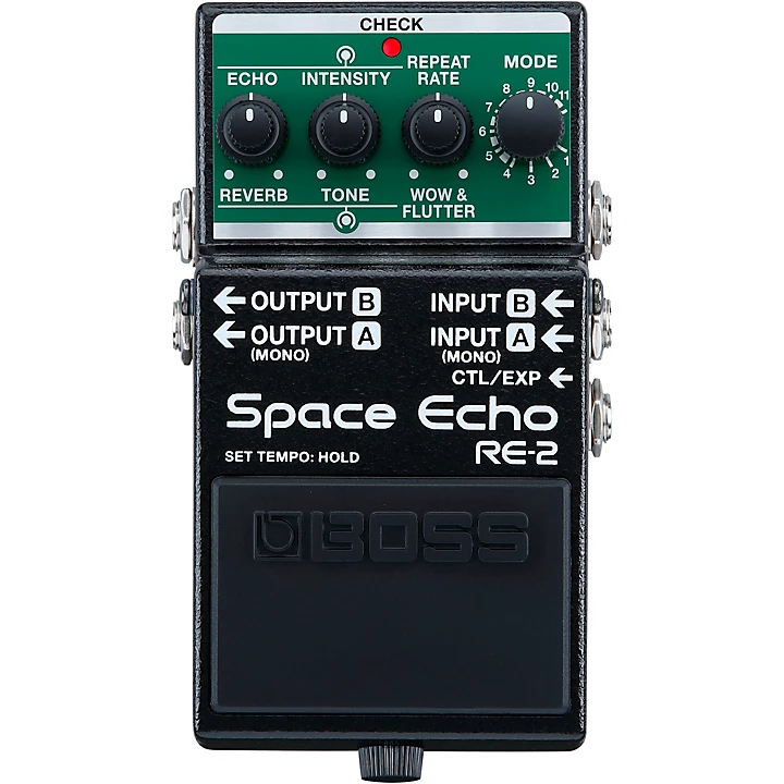 BOSS RE 2 Space Echo Effects Pedal Black