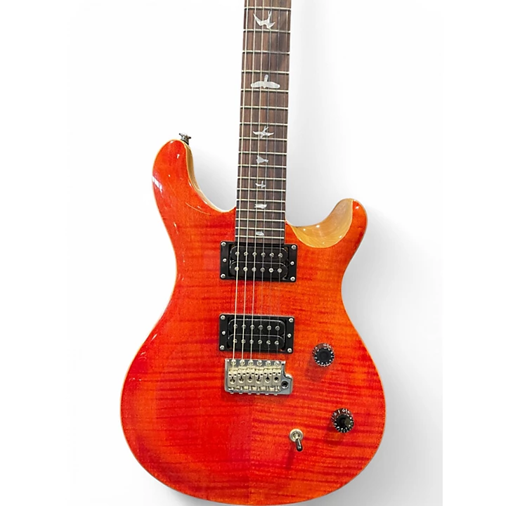 PRS Used PRS SE CE24 Blood Orange Solid Body Electric Guitar