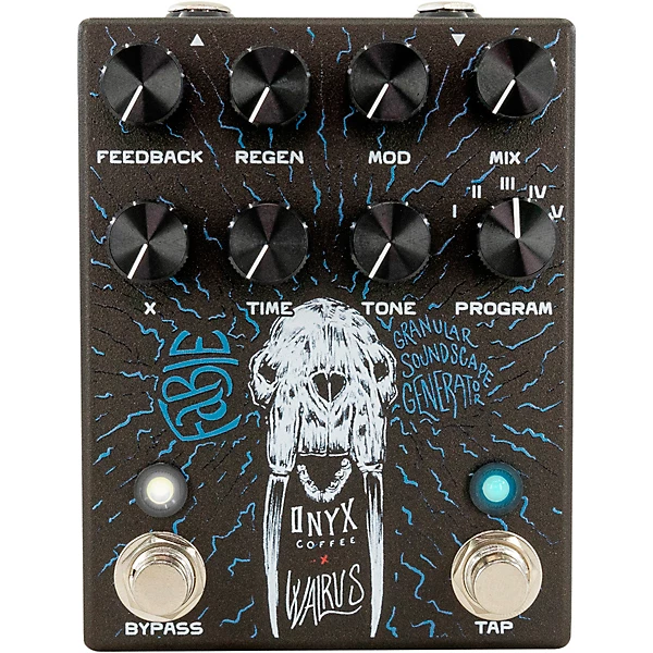 Fable Onyx Granular Soundscape Generator Effects Pedal Black