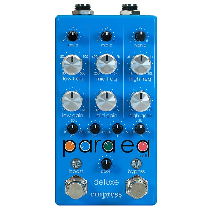 ParaEq MKII Deluxe Effects Pedal Blue