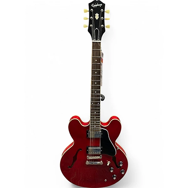 Used Epiphone ES355 Red Hollow Body Electric Guitar