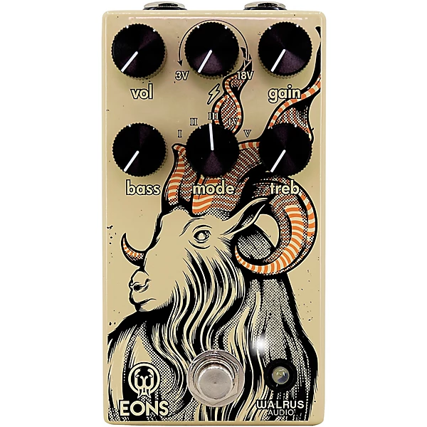 Walrus Audio Eons Five State Fuzz Effects Pedal Cream