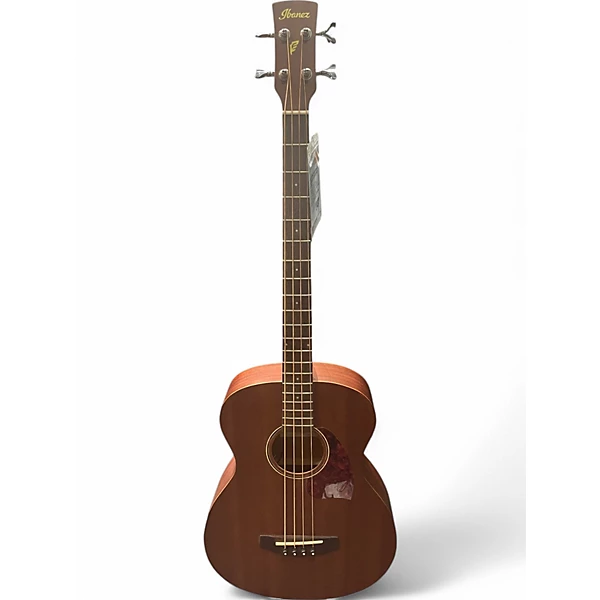 Ibanez Used Ibanez PCBE12MH OPN Mahogany Acoustic Bass Guitar