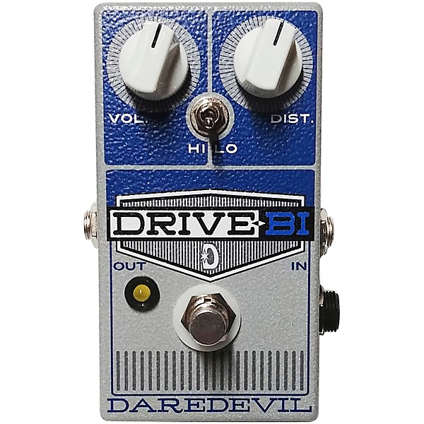 Daredevil Pedals DRIVE Bi Dual Gain Distortion Effects Pedal Blue