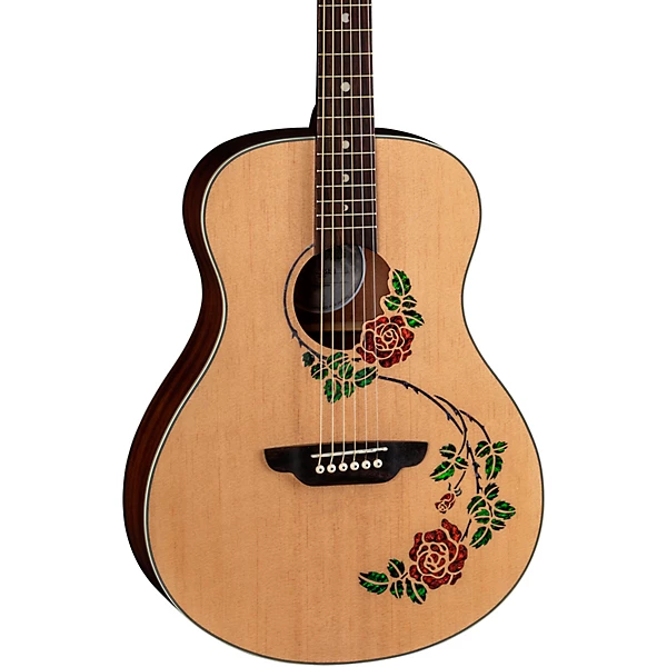 Oracle Rose Folk Acoustic Electric Guitar Natural