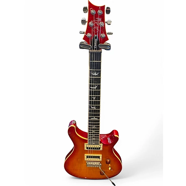 Used PRS SE Custom 24 Cherry Sunburst Solid Body Electric Guitar