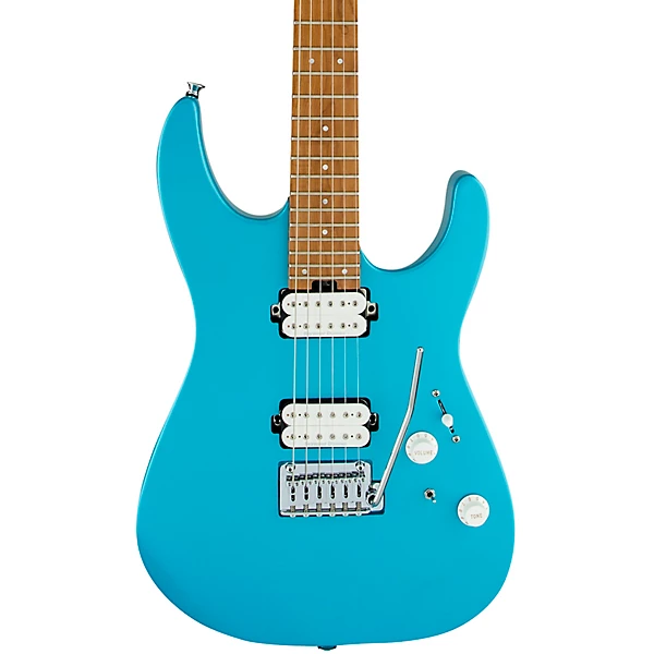 Pro Mod DK24 HH 2PT CM Electric Guitar Matte Blue Frost