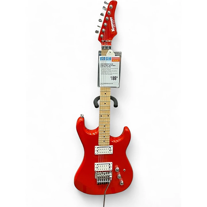Kramer Used Kramer Pacer Classic Red Solid Body Electric Guitar