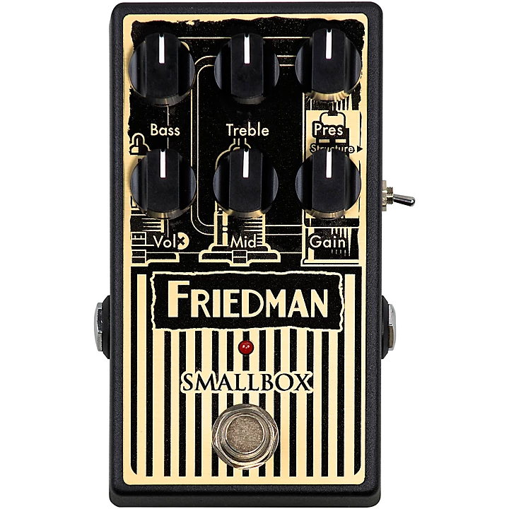 Friedman Smallbox Overdrive Effects Pedal Black