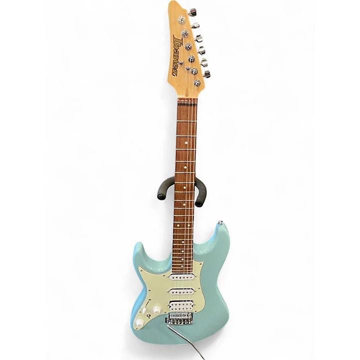 Ibanez Used Ibanez AZES40L Purist Blue Electric Guitar.gc