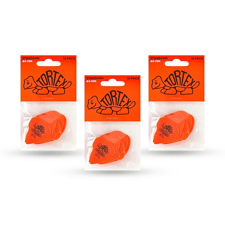 Tortex Standard Guitar Picks 60mm 3 Dozen 60 mm Dozen