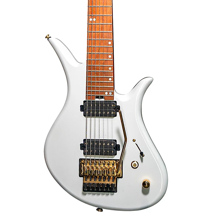 Charles Caswell Signature 7 String Electric Guitar White Grape
