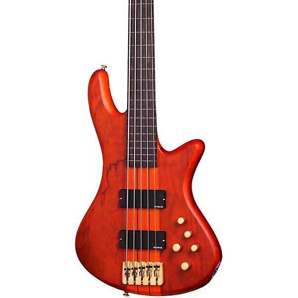 Schecter Guitar Research Stiletto Studio 5 Fretless Bass Satin Honey