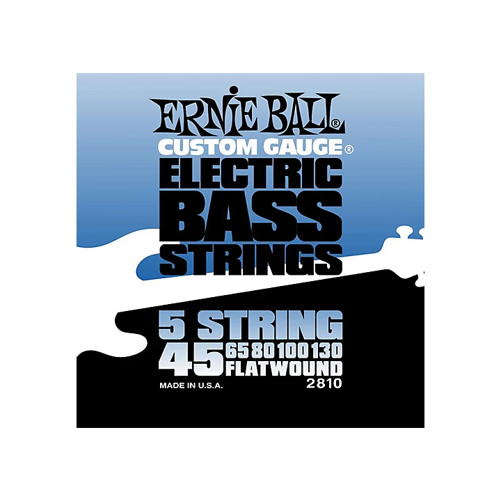 2810 Flatwound 5 String Bass Strings Set