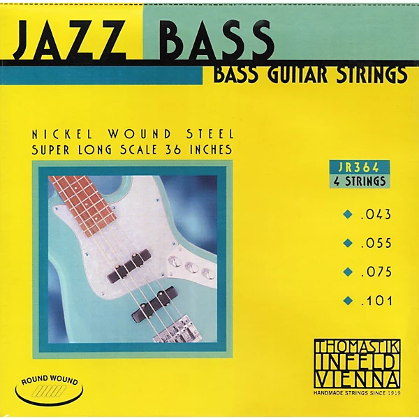 JR364 Roundwound Long Scale 4 String Jazz Bass Strings